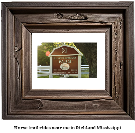 horse trail rides near me in Richland, Mississippi